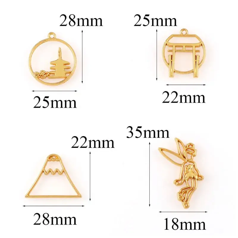 4 шт. подвеска для ювелирных изделий из искусственной смолы | Украшения и