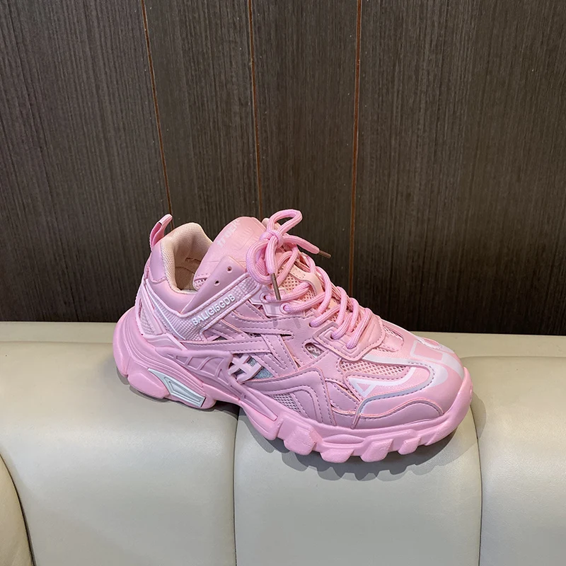 

Daddy Shoes Women's Ins Fashionable 2021 Summer New Korean Style Versatile Platform Heightened Platform Sports Casual Shoes