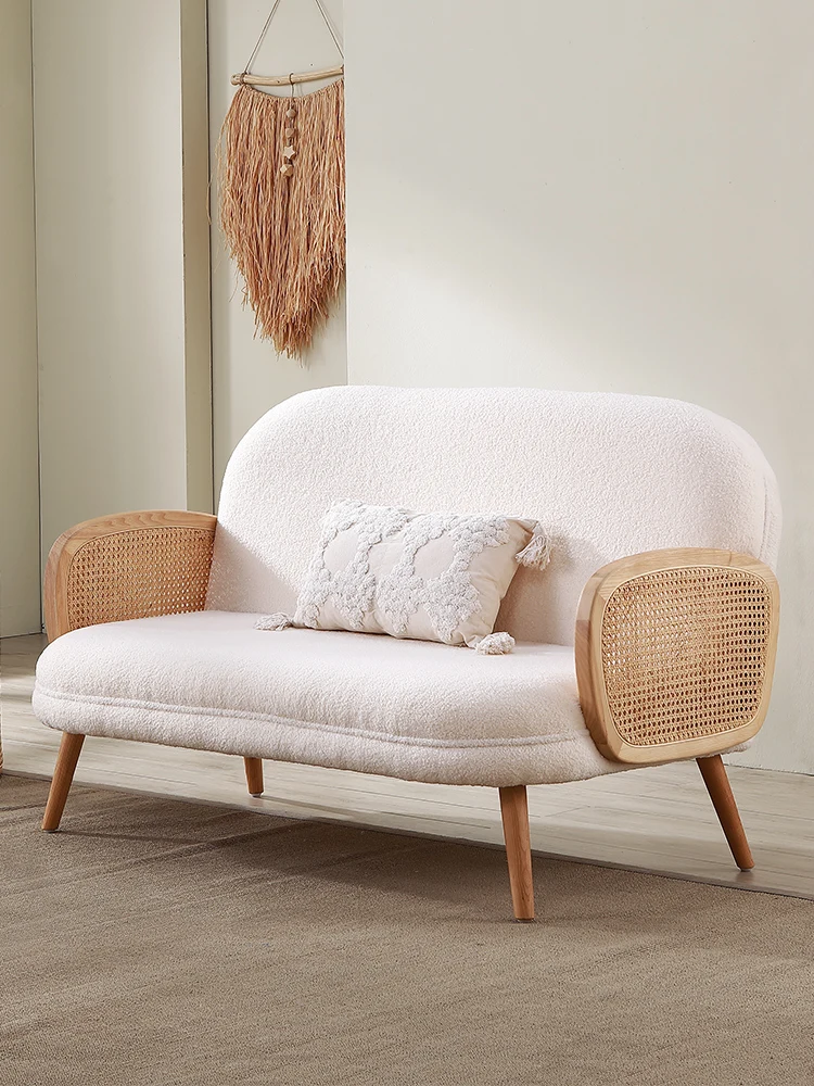 Скандинавский ротанговый стул PurelyFeel из массива дерева простое искусство