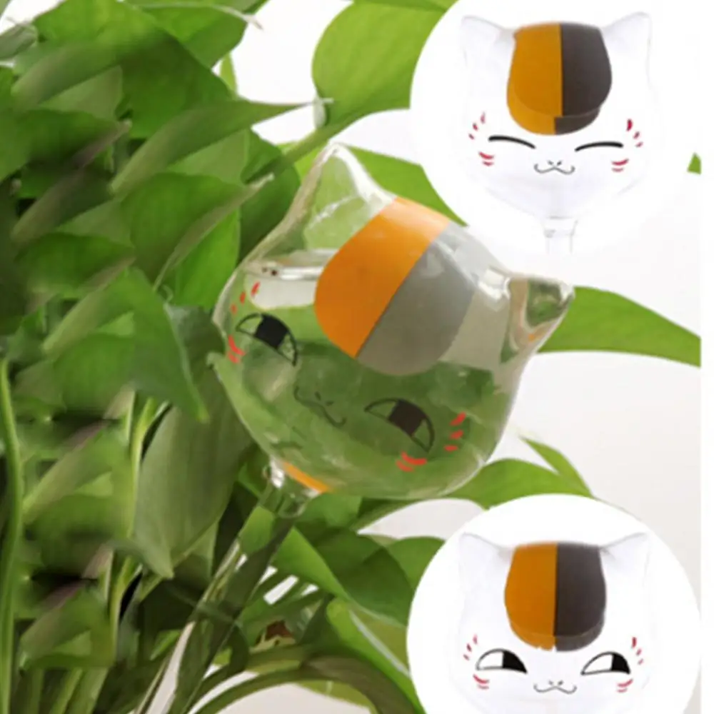 

Cat Shaped Glass Plant Flower Watering Spike Stake Water Feeder Garden