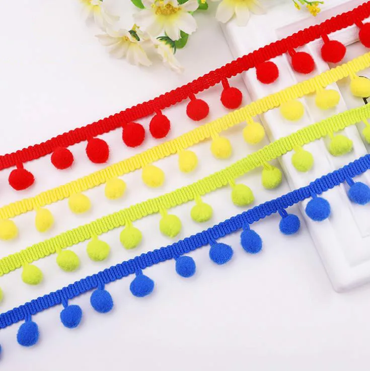 20 ярдов/партия разноцветная Декоративная скатерть-занавеска 1 2 см | Дом и сад