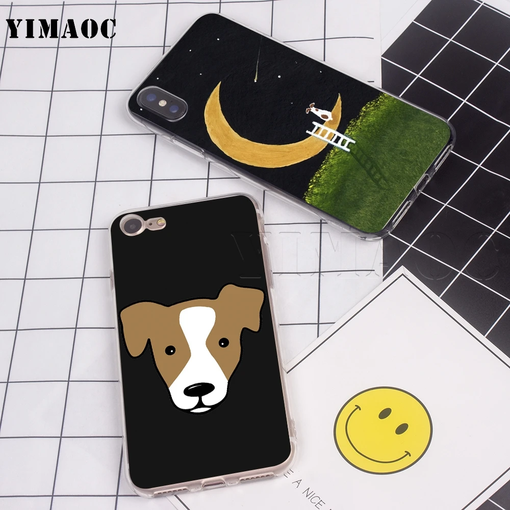 Мягкий силиконовый чехол YIMAOC джек рассел терьер для iPhone 11 Pro XS Max XR X 8 7 6 6S Plus 5 5s se |