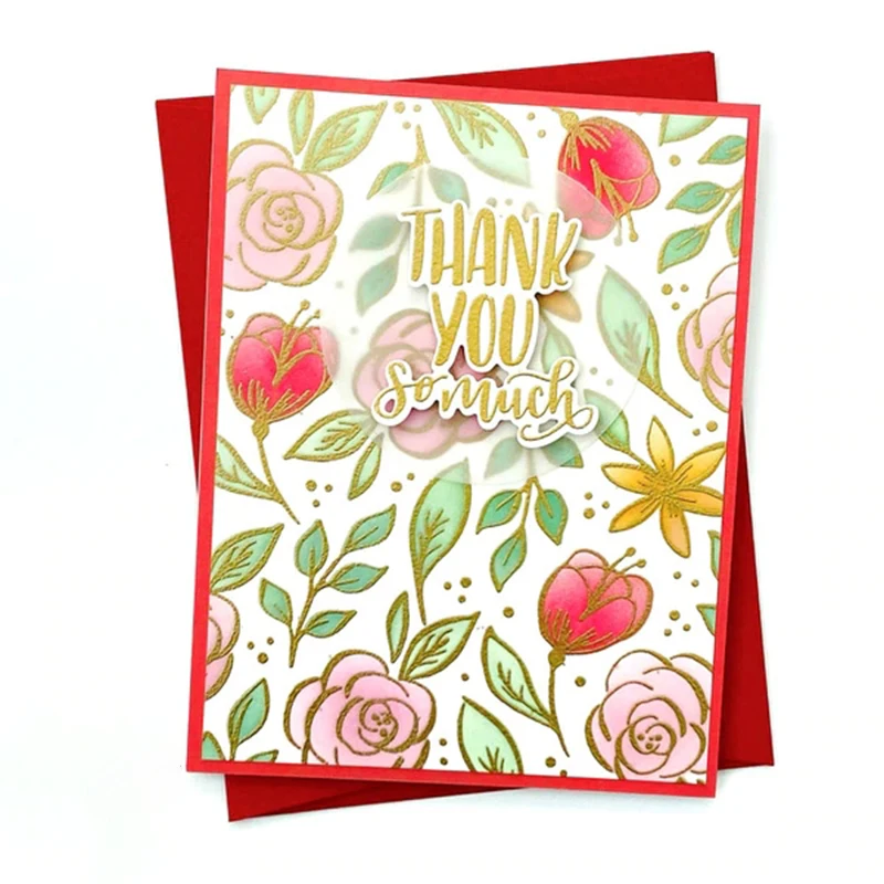 

2Pcs/Flower Stencil Metal Cutting Dies And Stamp For DIY Scrapbooking Photo Album Decoration Embossed Card Gift Craft Knife Mold