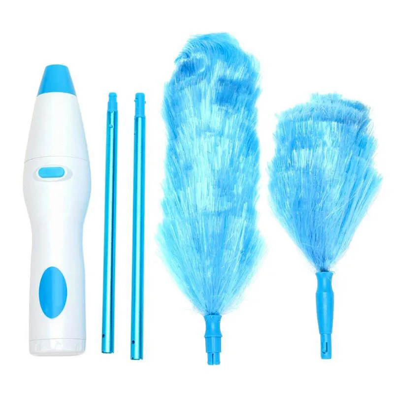 

Handheld Battery Retractable Operated Electric Spin Duster Feather Duster Microfiber Cleaning Brush Hand Dust Duster Brush