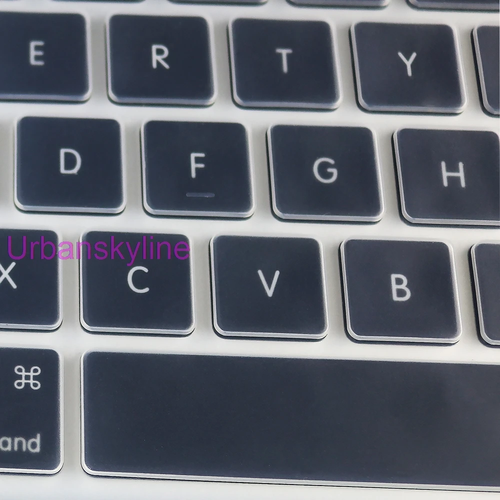 Силиконовый чехол для клавиатуры Macbook Pro прозрачный из ТПУ 13 15 16 17 Touch Bar ID Air 12 11 Retina