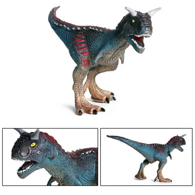 Модель Carnotaurus из ПВХ для мальчиков экшн-модель Юрского периода динозавр подарок
