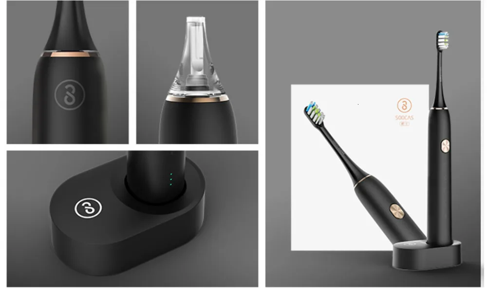 Xiaomi SOOCAS X3 USB Rechargeable Sonic Electric Toothbrush IPX7 Waterproof With 4 Brushing Modes From Xiaomi Youpin