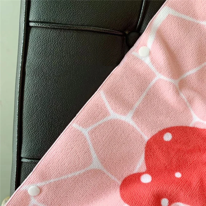 

Cartoon Children's Blue Bath Towel Cloak Reactive Printing Hooded Pajamas Bathrobe Cloak Water Absorption Can Wear Bath Towel 6