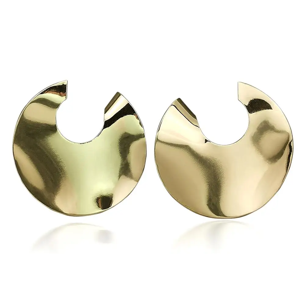 MANILAI панковские геометрические металлические большие серьги-гвоздики для женщин