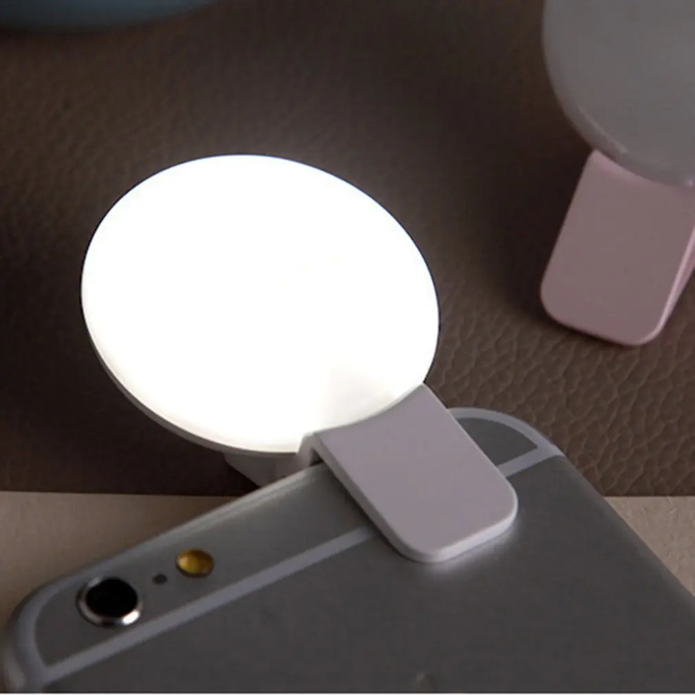 

Selfie LED Ring Flash Light Portable Mobile Phone Universal Selfie Lamp Luminous Clip Lamp Camera Photography Video Spotlight