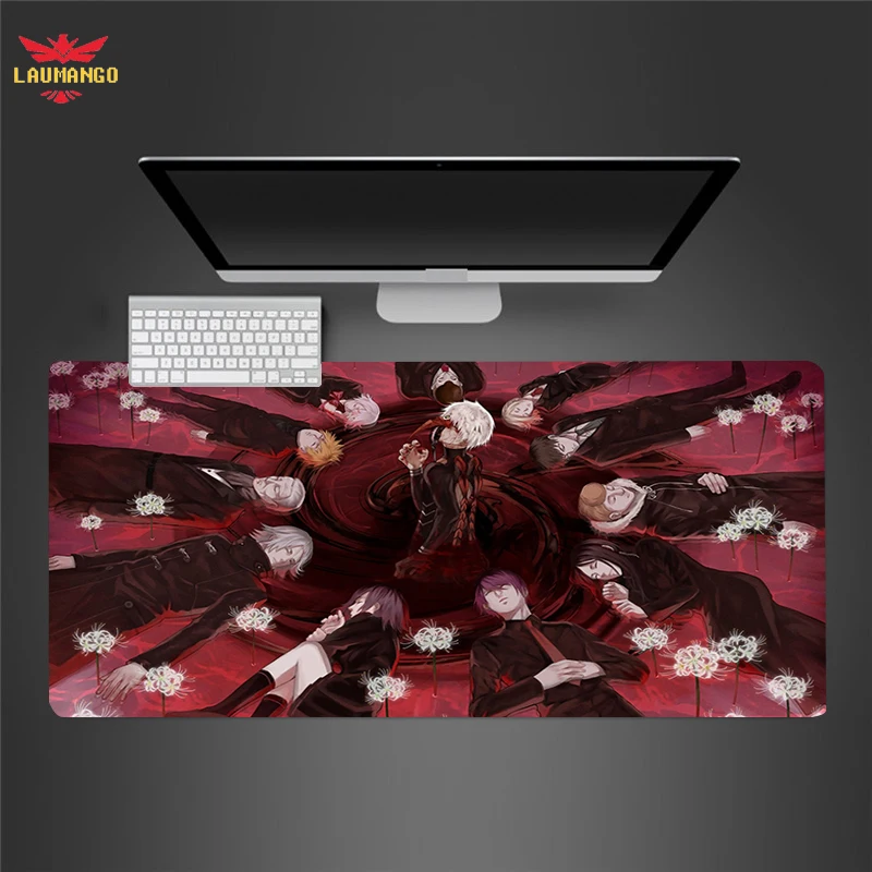 

Extra Large Mouse Pad Gaming Mousepad Anime Mousepad Natural Rubber Locking Edge Gaming Mouse Mat Desk Pad xxl