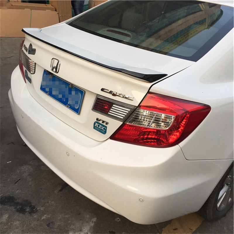 Для Honda Civic спойлер 2014 2015 автомобильное украшение в виде хвостового крыла высокое