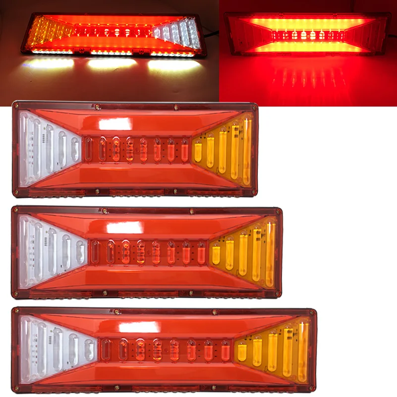 Универсальный Автомобильный задний фонарь стоп-сигнал поворотный сигнал для