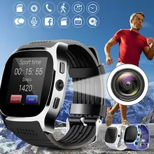 Smart Watch T8 Bluetooth-Compatible Camera Support SIM TF Card Call Men Women Fashion Sports Smartwatch For Android Phone Reloj