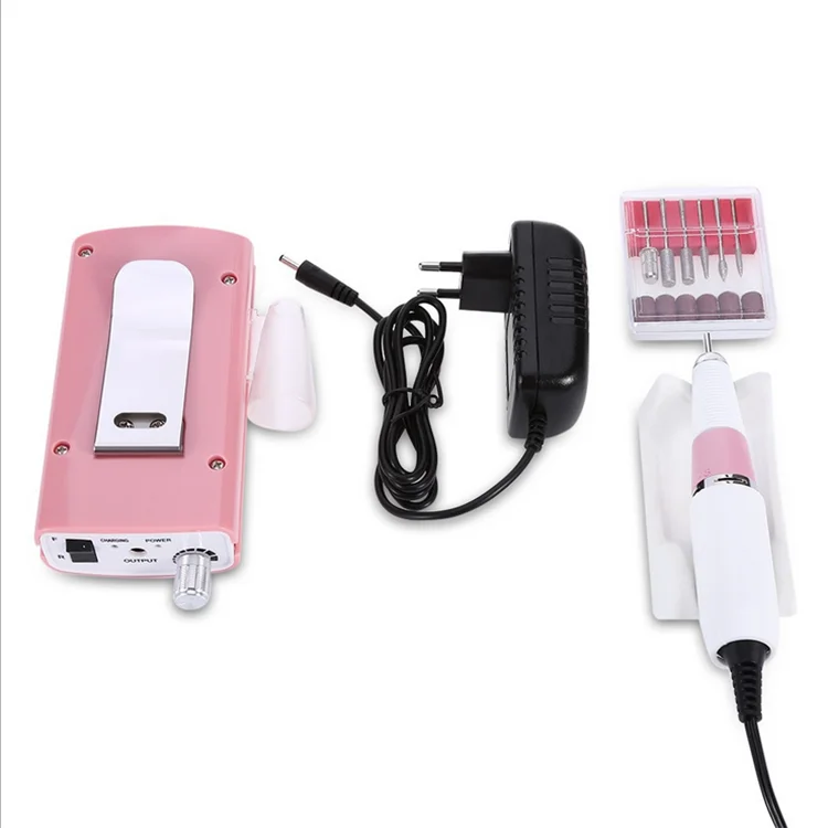 Portable Rechargeable Polisher Electric Nail Art Drill File Manicure Machine