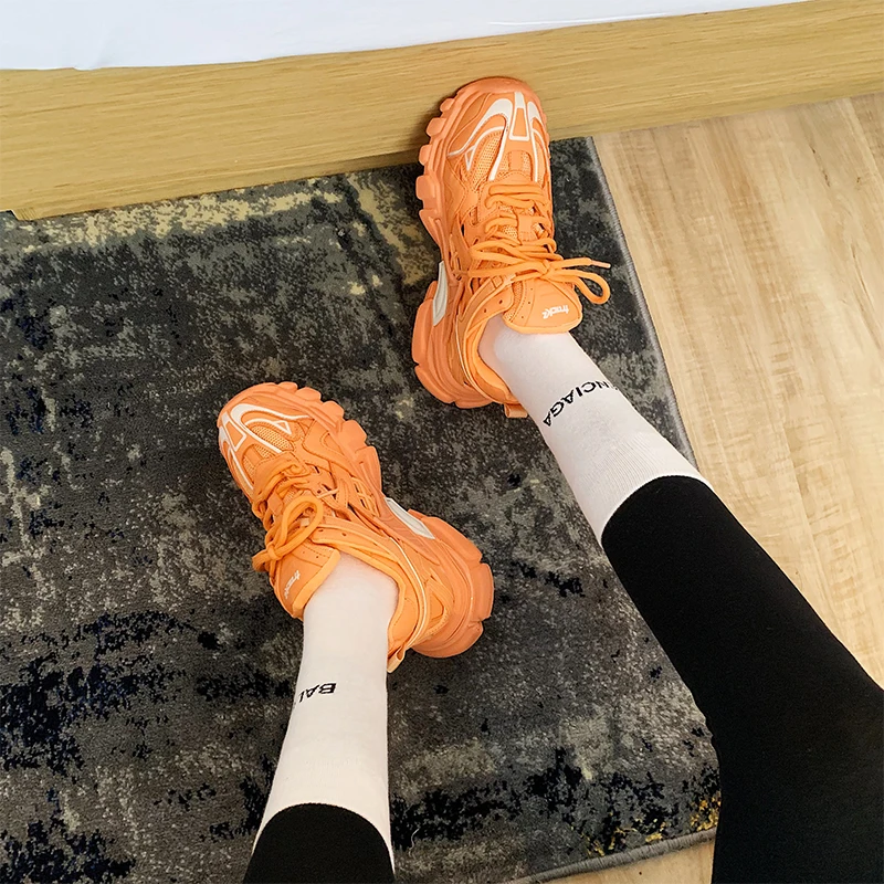 UBERU2020new couple sports shoes wild hollow pu increase bottom soft men and women running breathable casual women's | Обувь