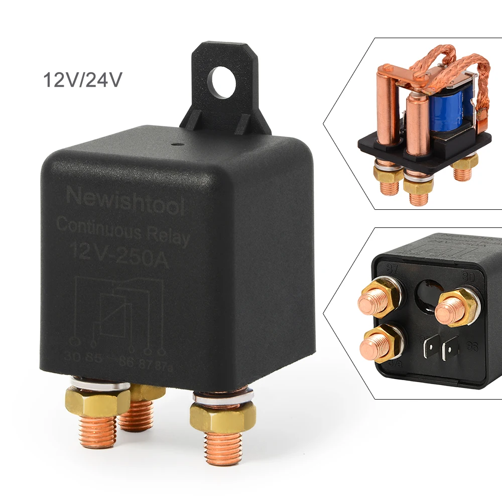 EHDIS автомобиль Грузовик Мотор реле 12V/24V 250/150A непрерывная высокая Мощность