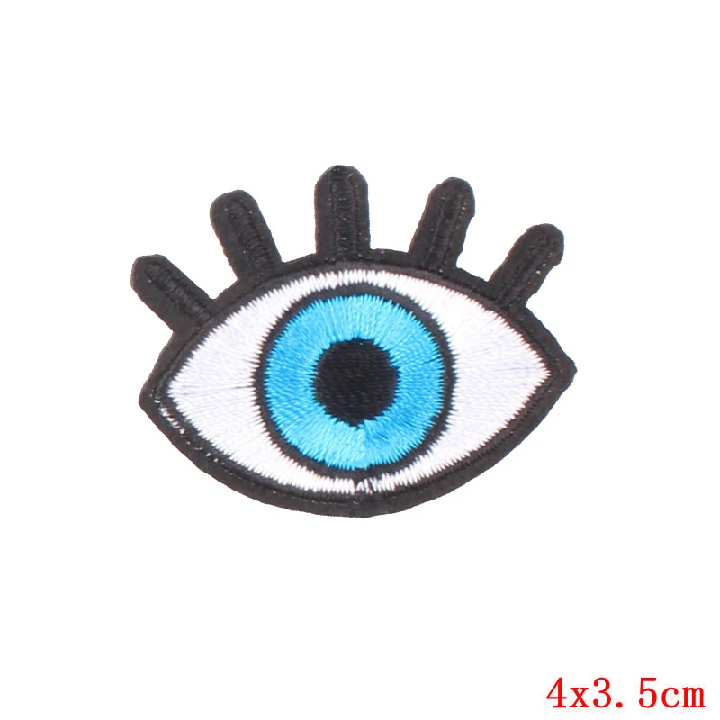 Глаз наклейка Утюг на одежду DIY крутая теплопередача сексуальный рот аппликация