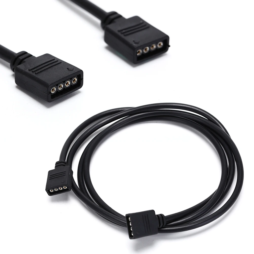 Новый RGB светодиодный разъем кабель удлинитель шнура провода + 4pin разъемы длиной 1