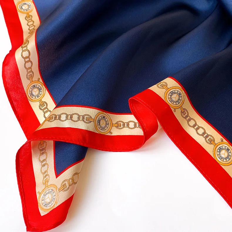 2023 роскошный брендовый женский шарф летние 100% шелковые шарфы шали женские мягкая