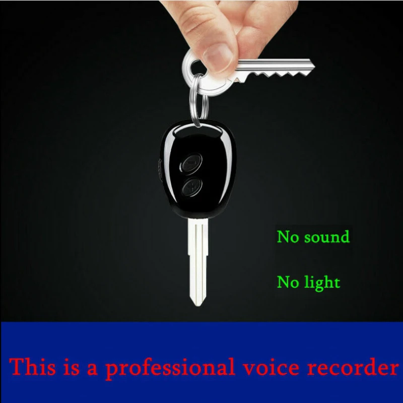 

New 8GB/16GB/32G Mini Digital Voice Recorder MP3 Player Dictaphone Micro Car Key Sound Recorder Long Distance Voice Recorder