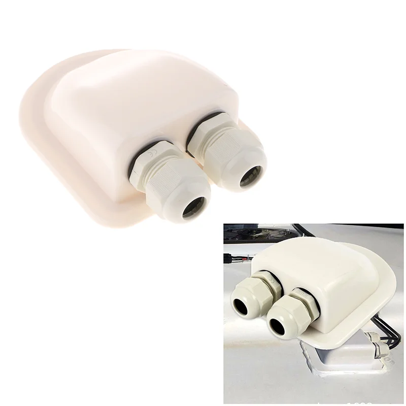 Водонепроницаемый Солнечный панельный кабельный ввод Сальниковая Коробка