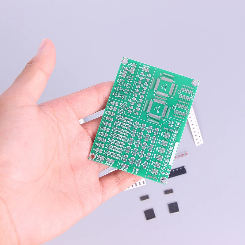 

1 х практика набором плат PCB практика PCB плата паяльные сварочные мастерство обучение новичков сварки электронный комплект