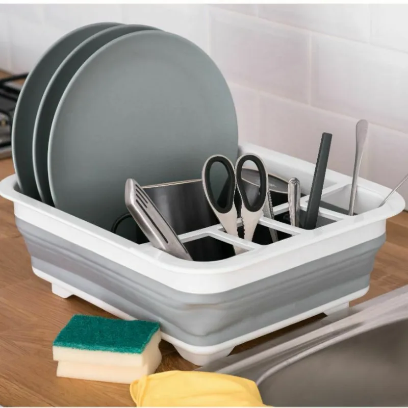 Складная Сушилка для посуды сушилка складной держатель кухонные
