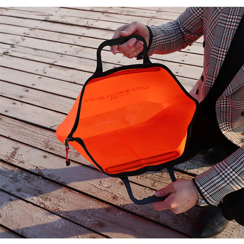 

New Folding Fishing Bags EVA Hand Thickened Multifunctional Fishing Gear Bag Waterproof Fish Pouch Fishing Bag