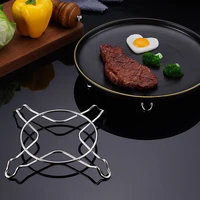 stainless steel steamer rack grid low foot stand round baking cooking cooling holder rice cooker pot steaming shelf kitchen tool