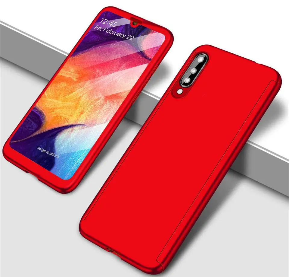 360 Полное покрытие чехол для samsung Galaxy A70 A60 A50 A40 A30 A20 A20E A10 Защита Чехол для samsung Note10 S8 S9 S10 плюс Чехол