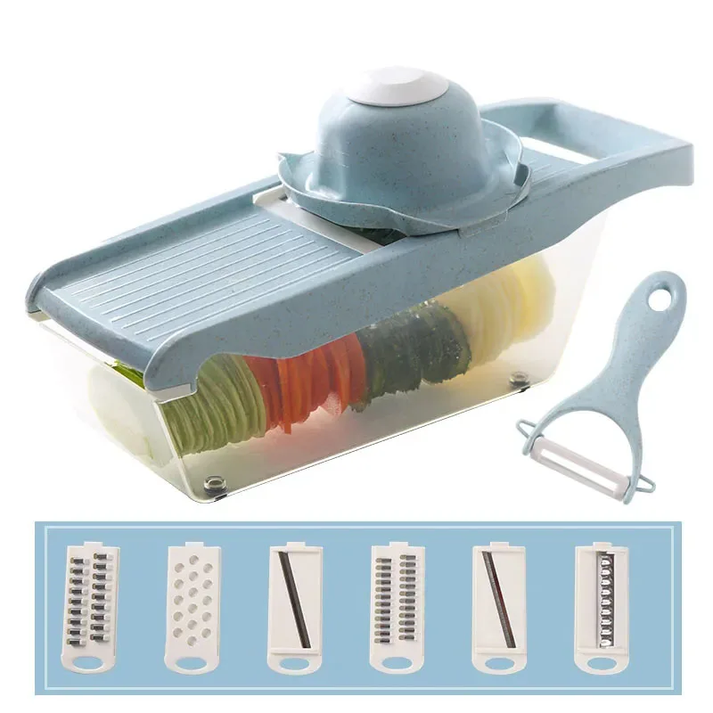 

Potato Shredder Shredder Artifact Grater Household Shredded Radish Potato Slices Sliced Multifunctional Vegetable Cutter Kitchen