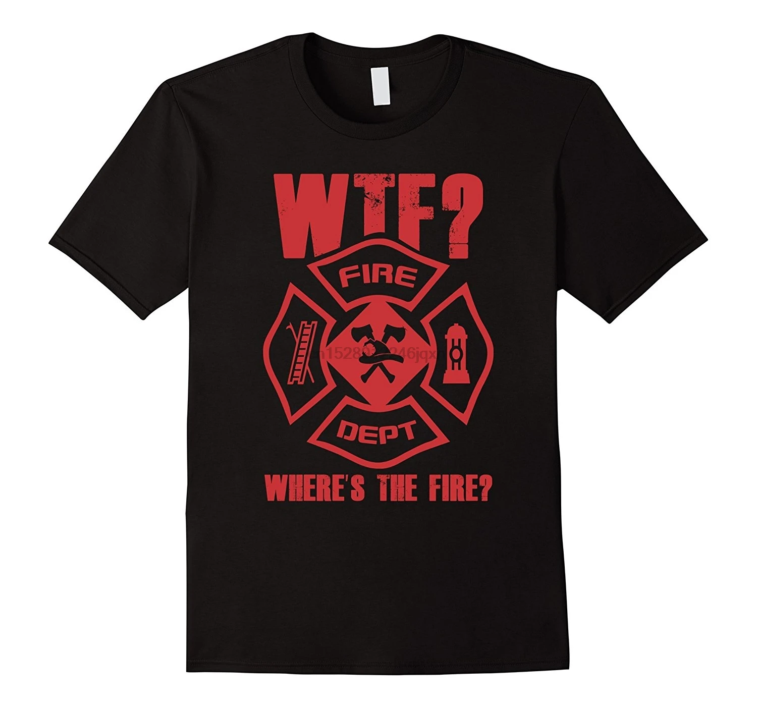 2020 Новая летняя Высококачественная футболка WTF Where & #39s пожарный отдел Пожарник