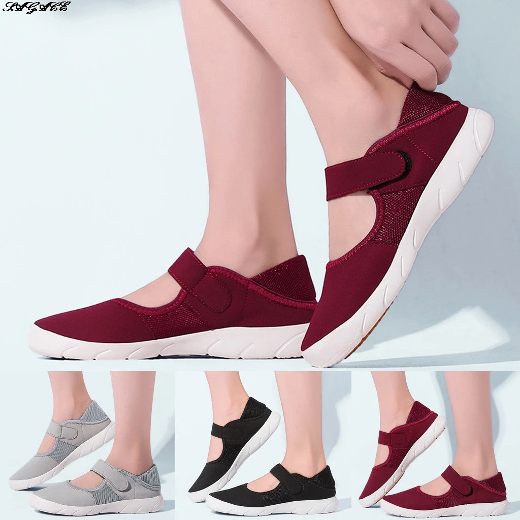 

New women's shoes comfortable soft-soled shoes breathable mesh casual lazy shoes women plus size shoes 2020