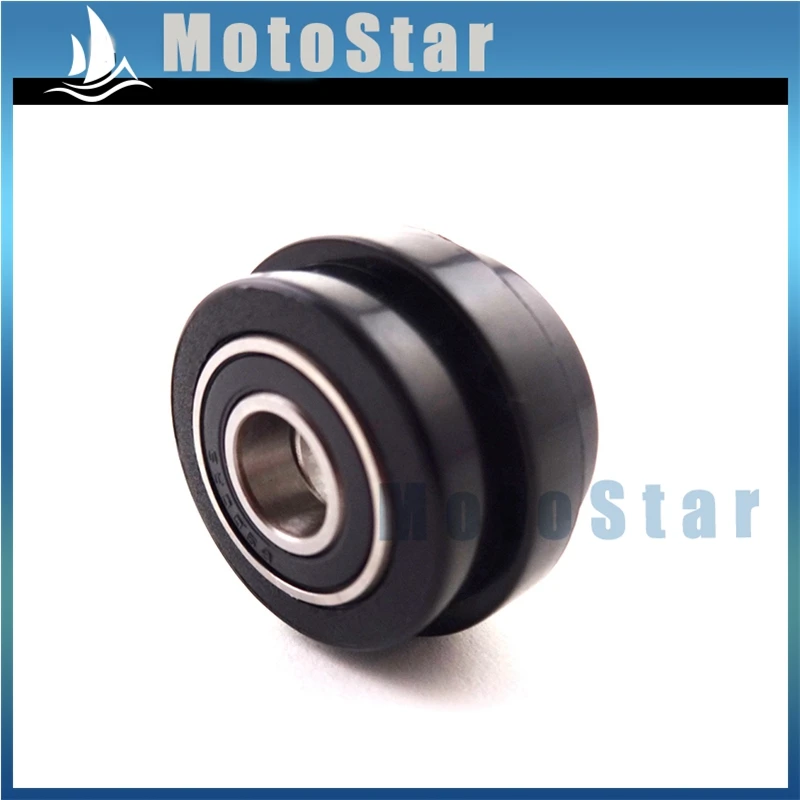 Направляющая шкива натяжитель ролика для мини-мотоцикла мотокросса 10 мм Черная |