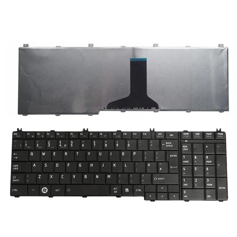 Сменная английская клавиатура для Toshiba C650 L650D L660 L655 L650 C655 черная ноутбука clavier azerty