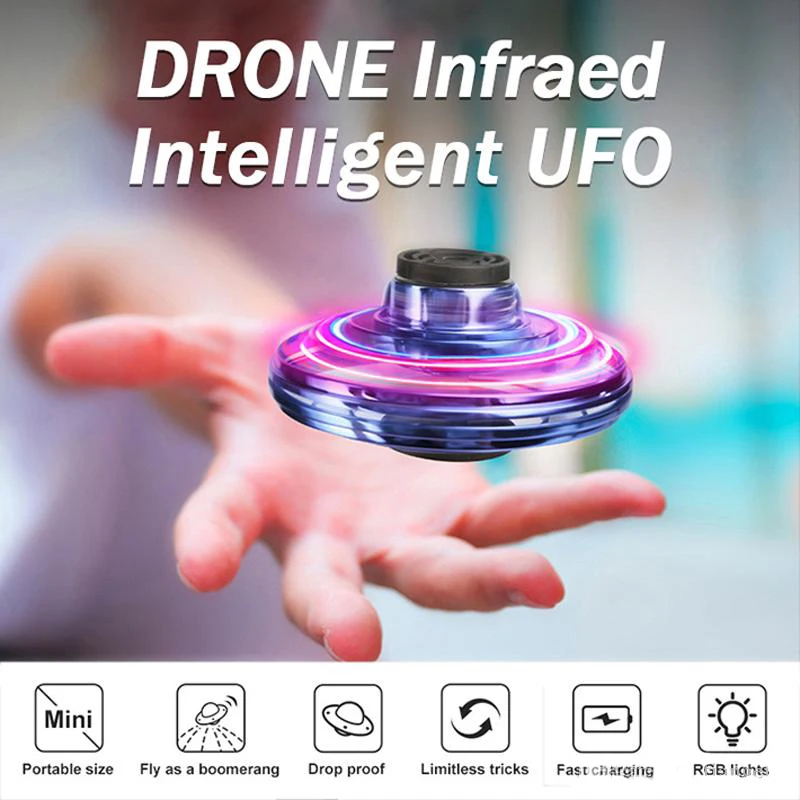 FlyNova UFO фиджет-Спиннер для детей и взрослых портативный вращающийся на 360 °
