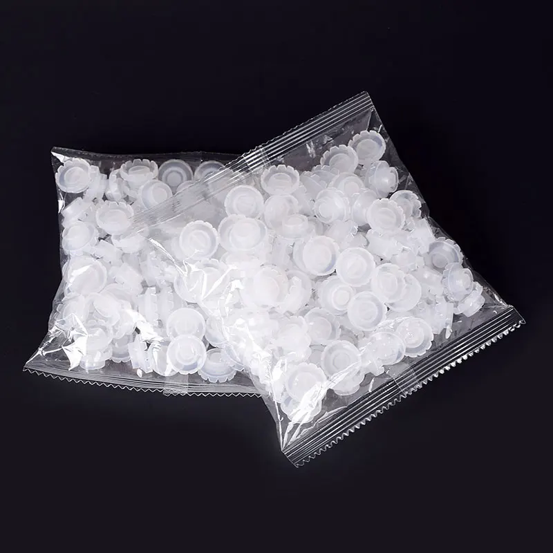 

100pcs/bag False Eyelashes Blossom Ring Cup Grafting Rapid Bloom Sun Flower Glue Cup Eyelash Glue Holder Makeup Tool