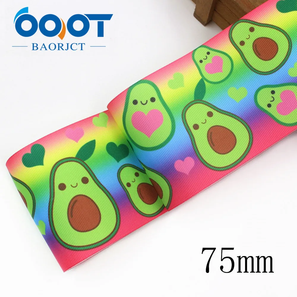 OOOT BAORJCT I-19912-2152 75 мм 10 ярдов мультфильм термотрансферные печатные корсажные ленты