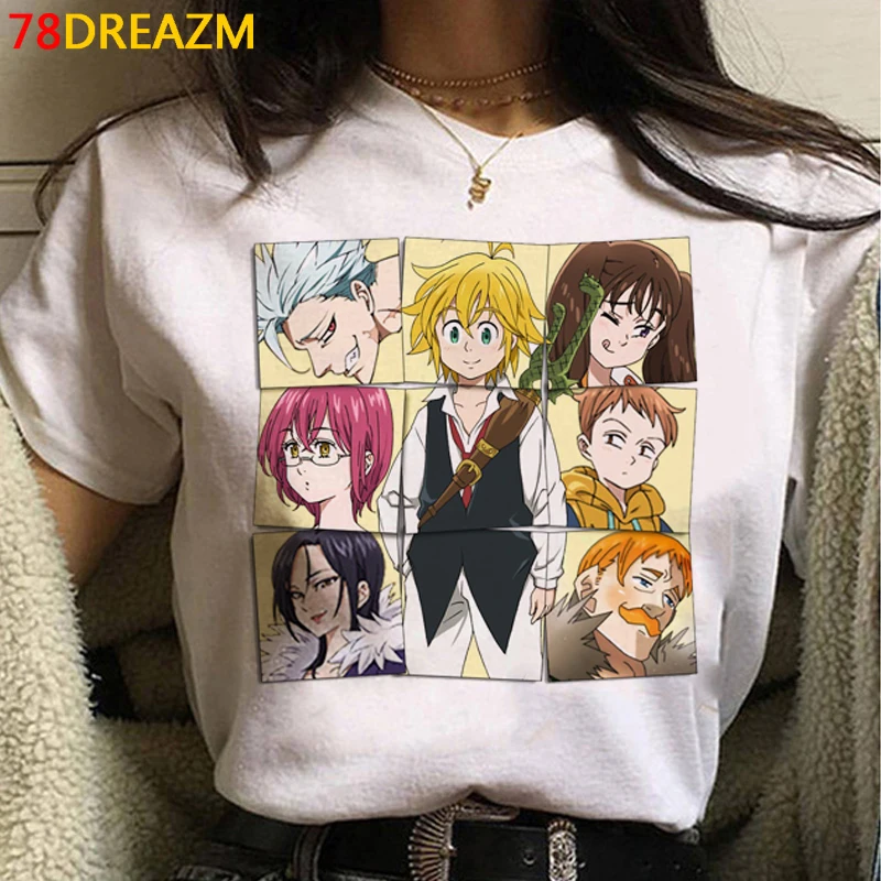 Футболка мужская с изображением семи смертных грехов милая одежда для пар Топ в