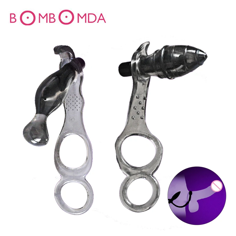 2 в 1 Анальная пробка секс игрушки вибратор силиконовый массажер простаты