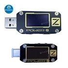 KM001 POWER-Z быстро Тип USB-C QC PD Тесты er с ЖК-дисплей Дисплей QC3.0 2,0 Тесты ноги детектор Напряжение ток Ёмкость читателя