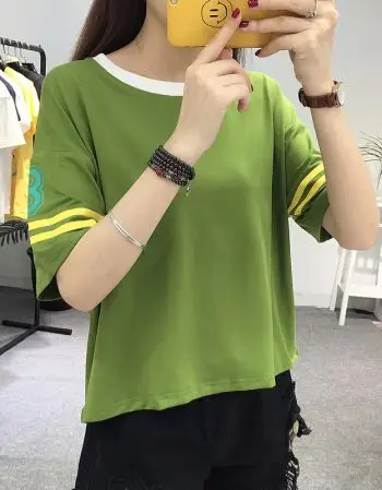 

T Shirt Women Clothes 2020 Fashion Tee Top gold Fashion Cotton Ladies Tee Shirt