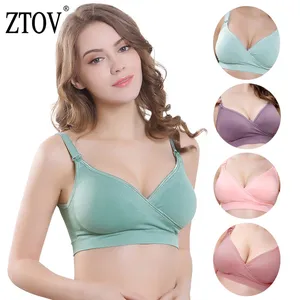 ZTOV для беременных Бюстгальтер для кормления трусы бесшовные для беременных пересекаются Пряжка Бюстгальтер для кормления Беременность Грудное вскармливание Костюмы
