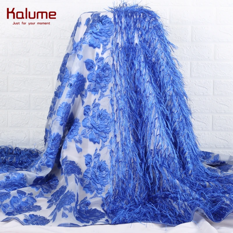

Kalume 2020 New African Gilding Lace Fabric Purple Brocade Top French Tulle Jacquard Lace Fabrics Wedding Dress Material 2092