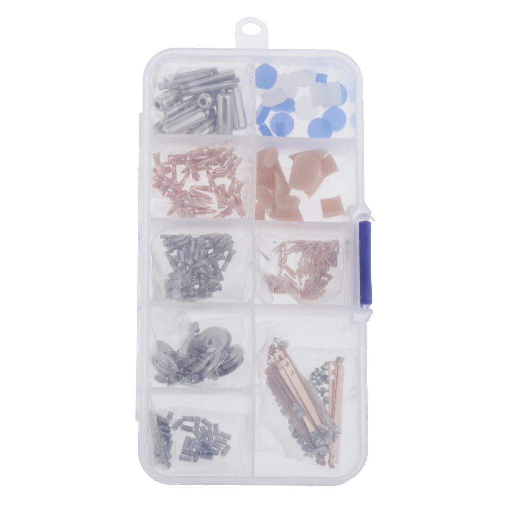 

1 Set of DIY Flute Spare Parts Screws + Key Button Inlays + Springs