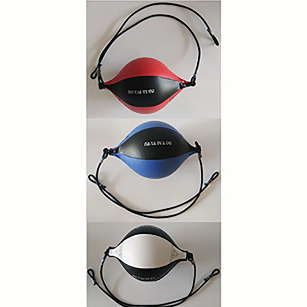 

HYHG Quality PU Leather Punching Ball Pear Boxing Bag Inflatable Reflex Speed Balls Fitness Training Double Boxing Speed Ball