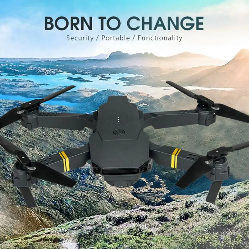 Квадрокоптер E58 WIFI FPV с широкоугольной HD камерой 1080P складной функцией удержания