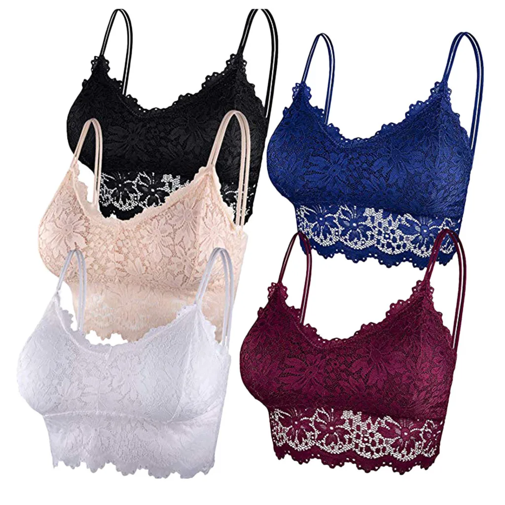 

Lace Underwear Seamless Yoga Bra Women's Lingerie Sexy Fashion 2020 New Adjustable Underwear Bras Soutien Gorge Femme Lot