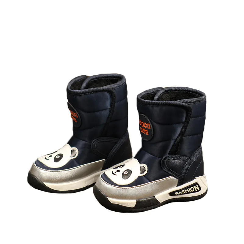 Сапоги детские непромокаемые из хлопка и вельвета с героями мультфильмов для